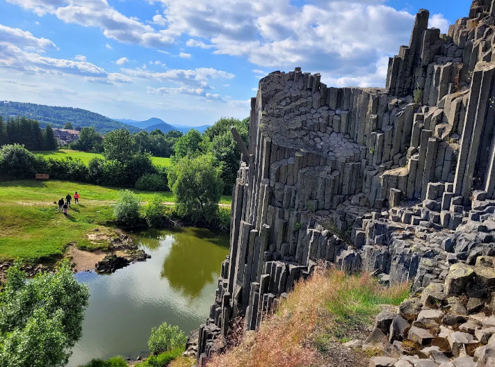 Mansion Rock (basalt columns), Czech Republic (Czechia)